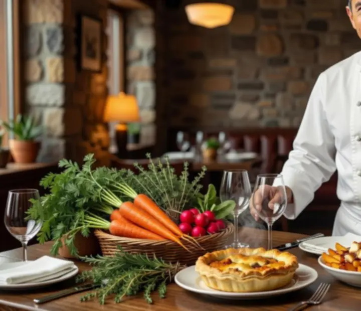 Portrait of Melzari&rsquo;s executive chef in the Montreal kitchen
